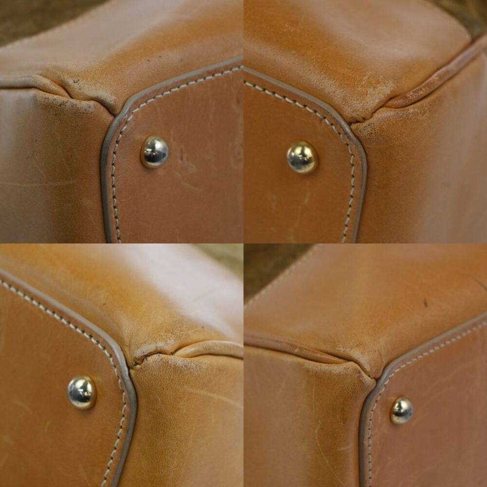 Celine C Macadam Handbag Suede And Leather Brown Suede Handbag - Picture 9 of 16